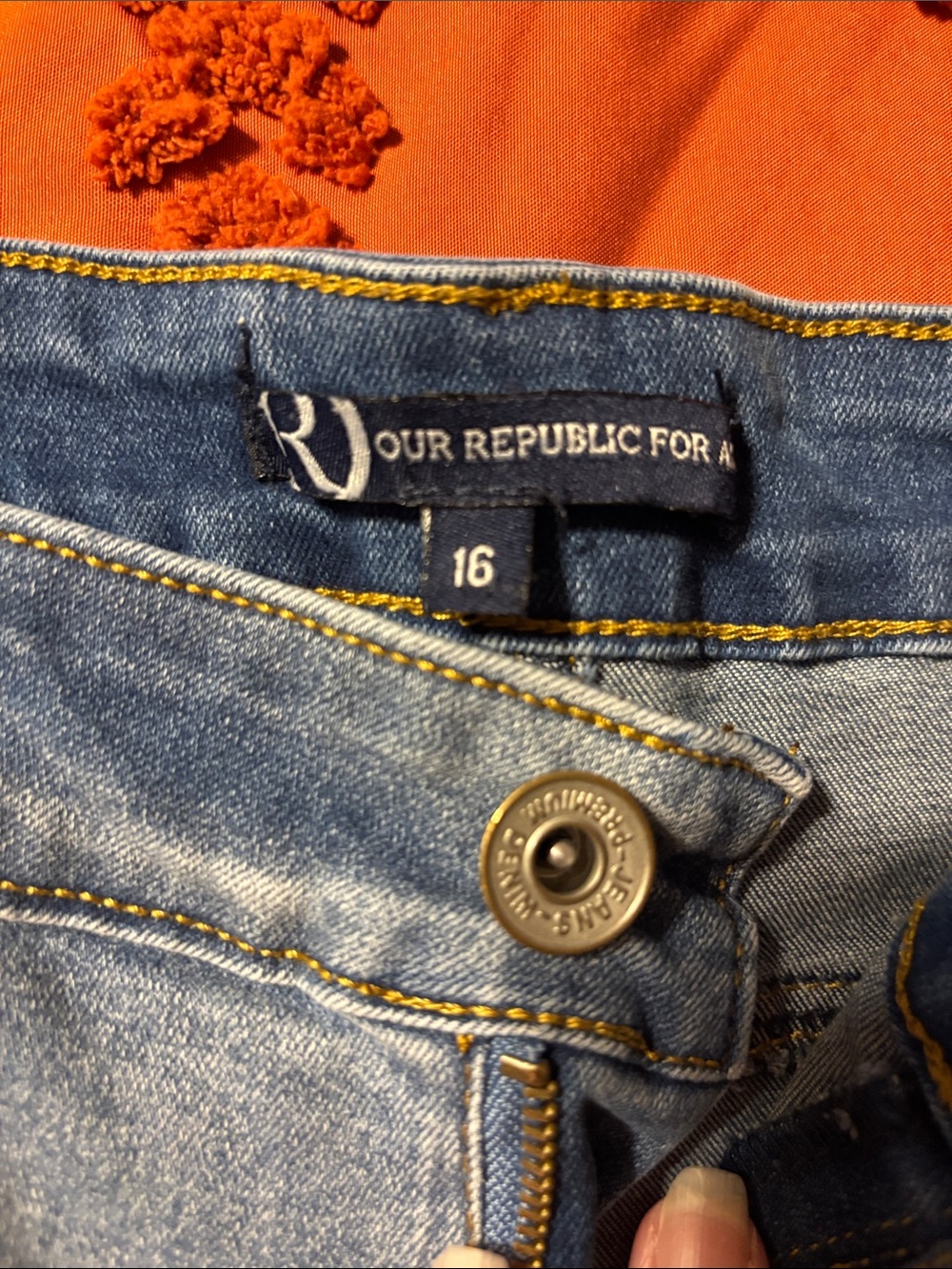 Women’s Our Republic Jeans Size 16 - Picture 2 of 3
